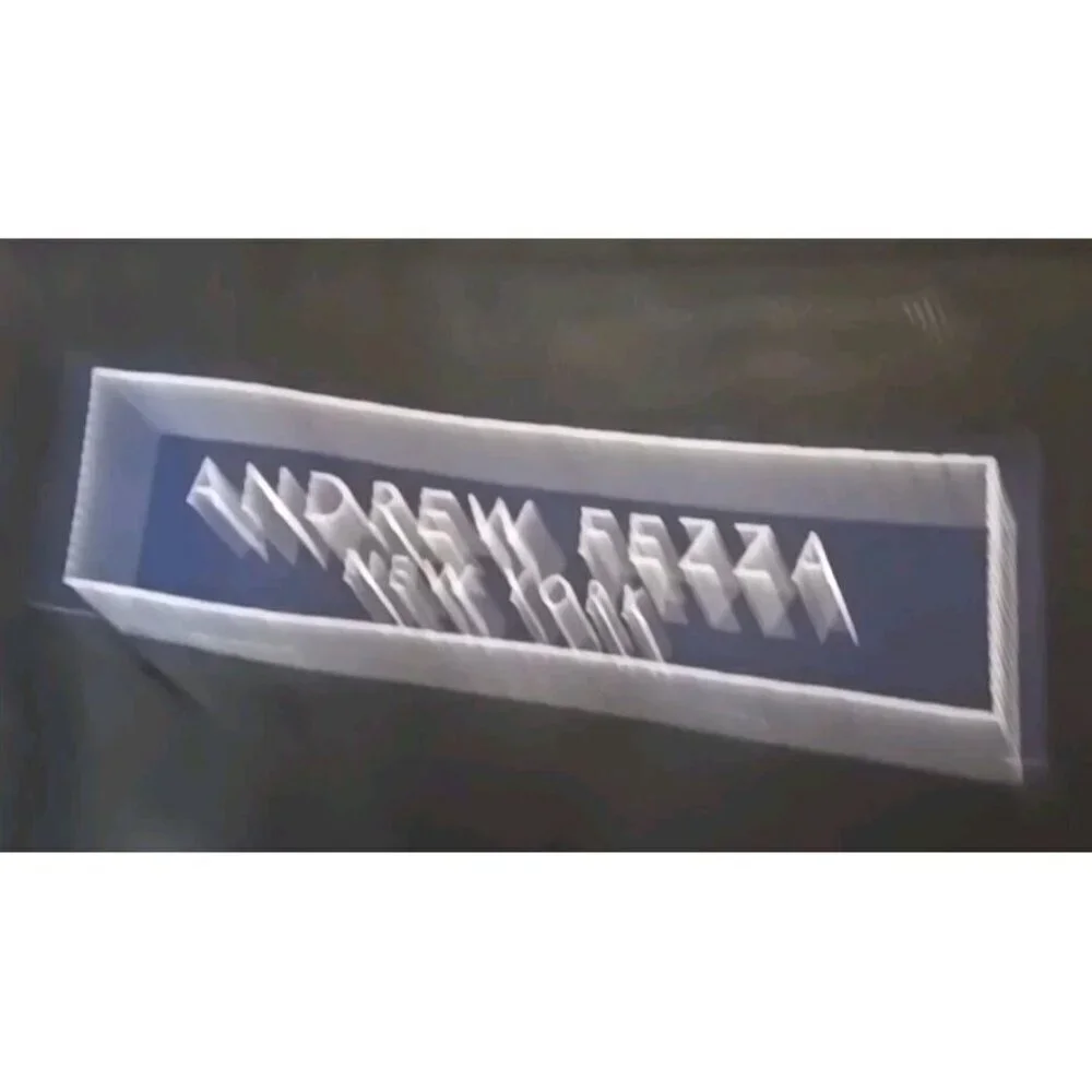 Andrew Fezza Men's 100% Cashmere Sport Jacket Coat Blazer Flannel Soft Size 44R
